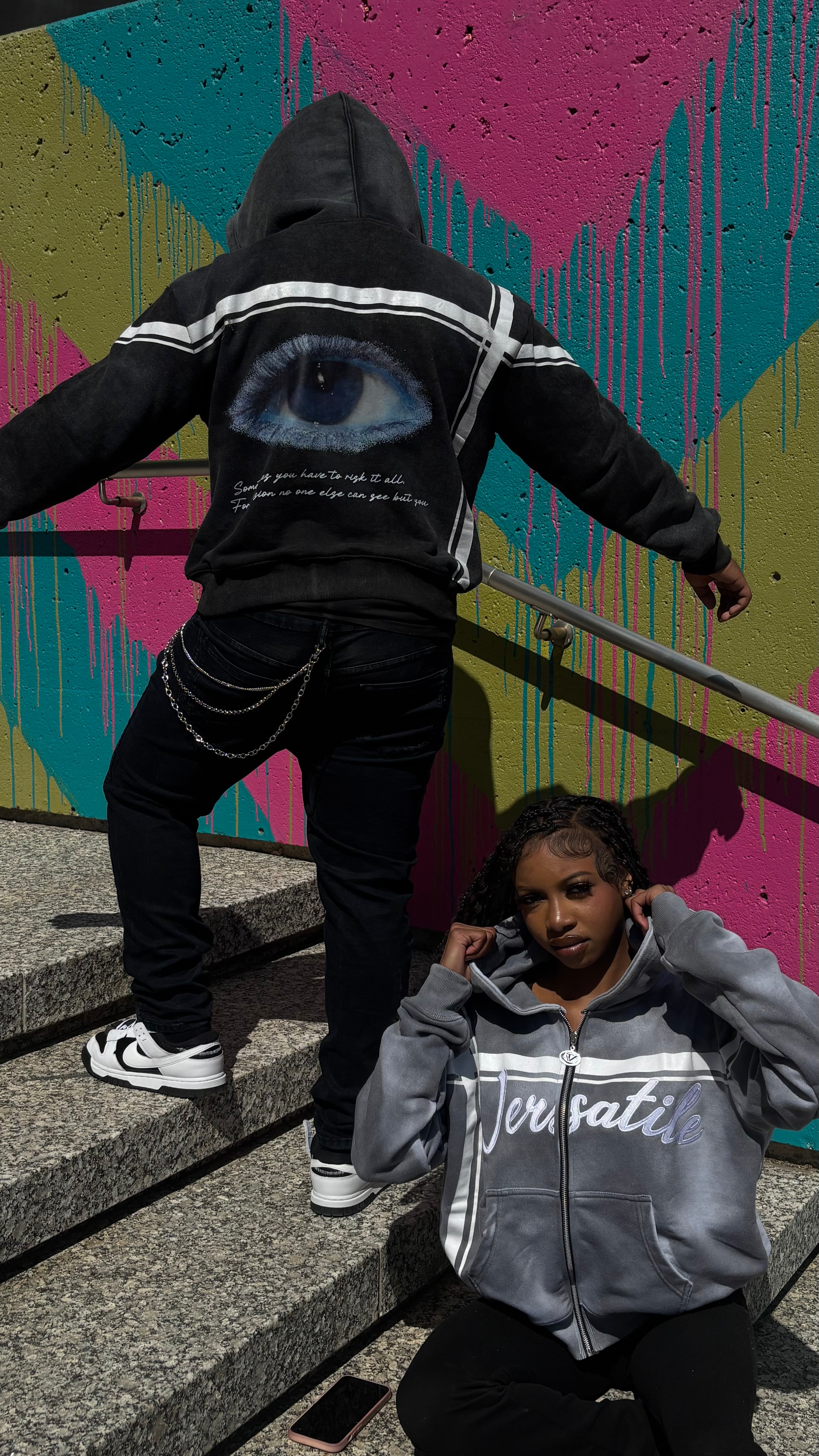 Versatile v.1 Box Hoodie (zip up addition)